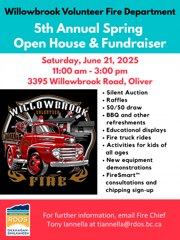 june 21 2025 open house poster willowbrook 1