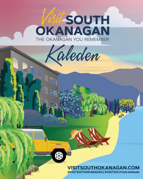 Visit South Okanagan Kaleden poster 1