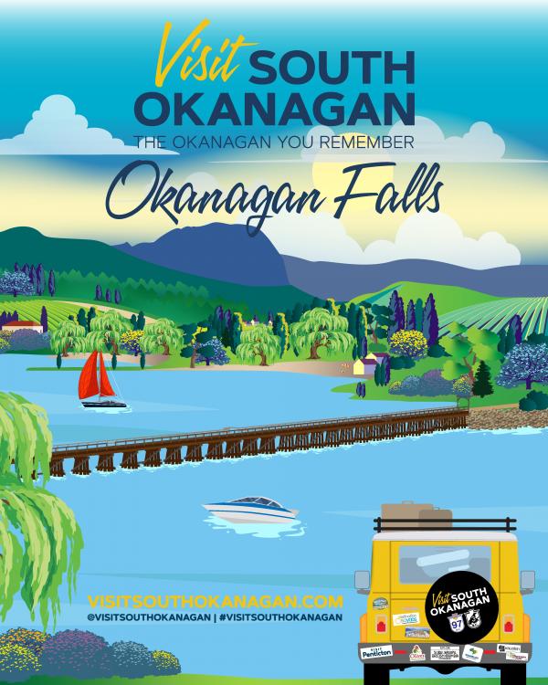 Visit South Okanagan OK Falls poster 1