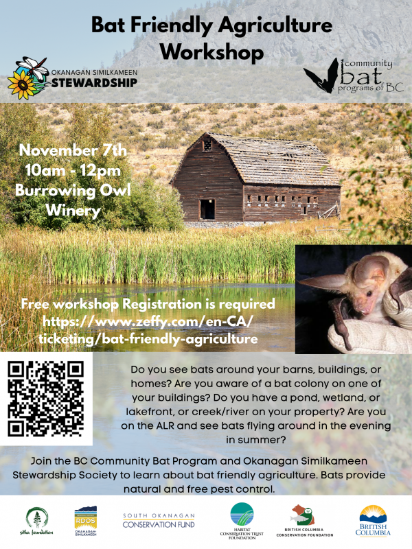 BatFriendlyAgriculture Workshop Nov7 Poster