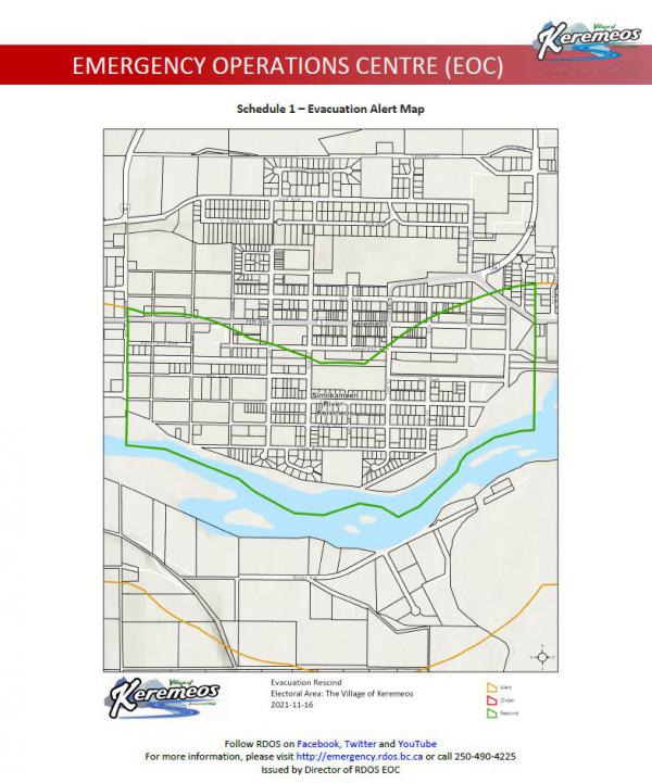 keremeos alert rescind