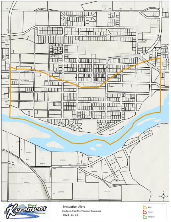 20211115 Keremeos Alert Map
