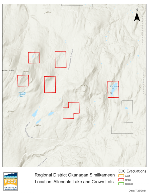 Allendale Lake and Crown Parcels D