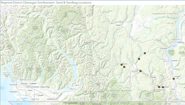 20220601 sandbag location map June2022