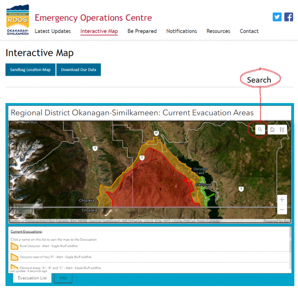 Interactive Map Aug 2 1630 w Search Tab