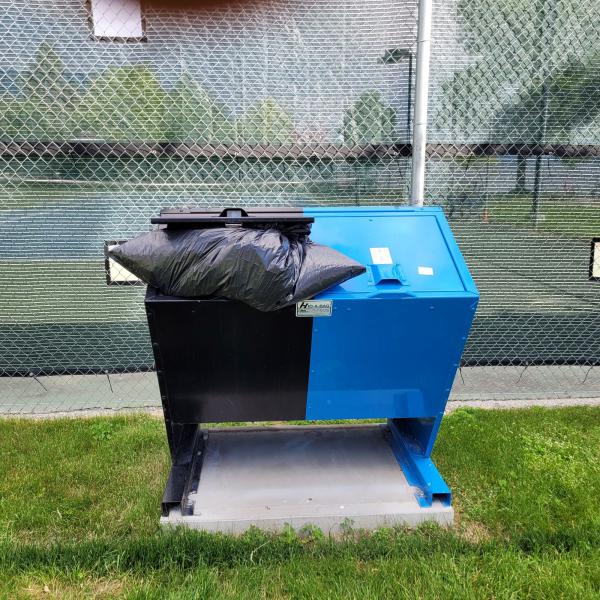 20240611 Pioneer Park bear bin overflowing3 resized