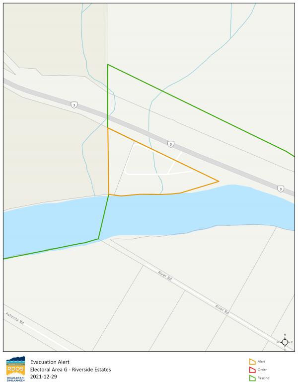 Evacuation Map Layout Riverside Estates 29122021