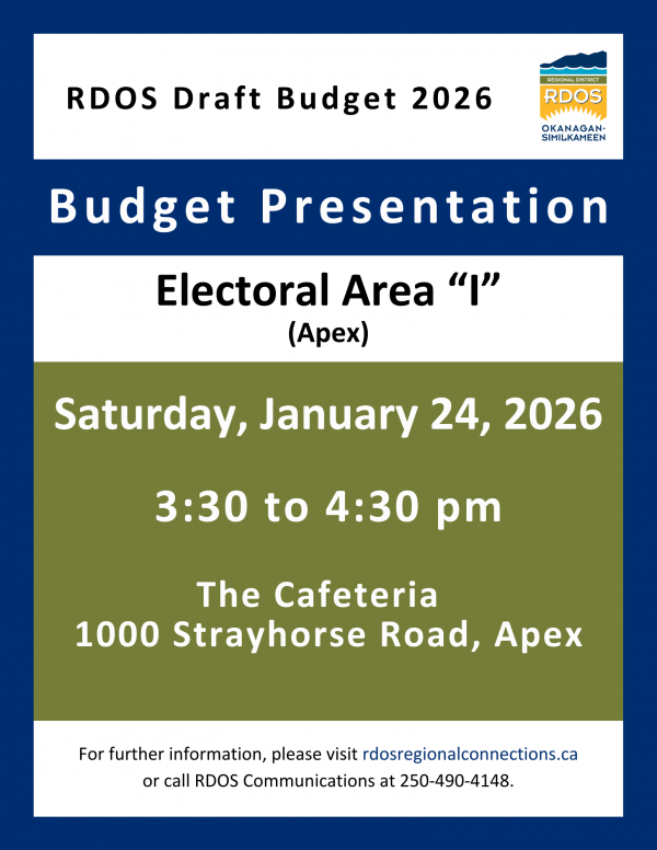 RDOS Draft Budget presentation Area I Apex 2