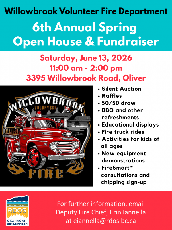 june 13 2026 open house poster willowbrook 