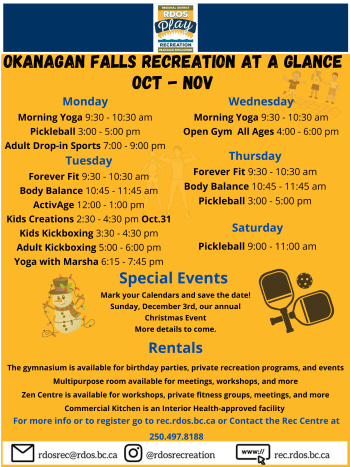 OK Falls Recreation at a glance