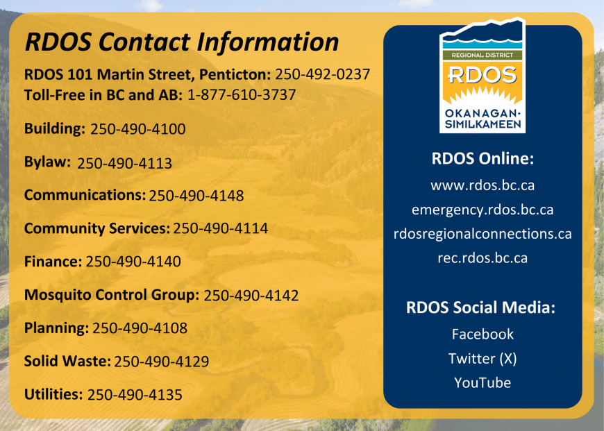 Departments RDOS