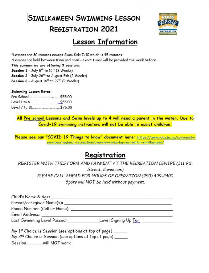 Lesson Pool Registration Doc