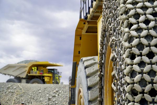 Copper Mountain Mine hauler