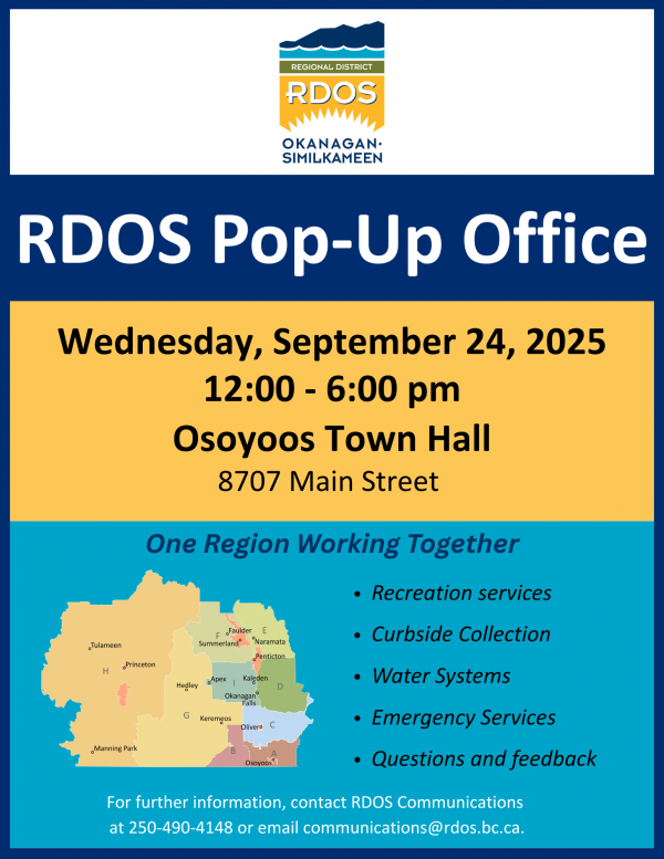 RDOS Sept 24 Osoyoos pop up poster