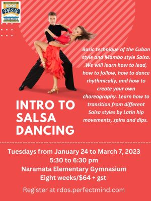 NAR Intro to Salsa Dancing for Winter 2024